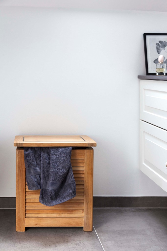 Makkelijk in de omgang Donker worden Normaal Opbergbox/wasmand teak - Small - Wonen - Scandinavische Woonwinkel