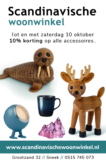 Tot en met zaterdag 10 oktober 10% korting op alle accessoires